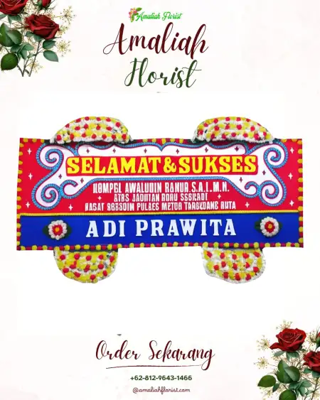 Papan Bunga Ucapan Selamat Kabuaran